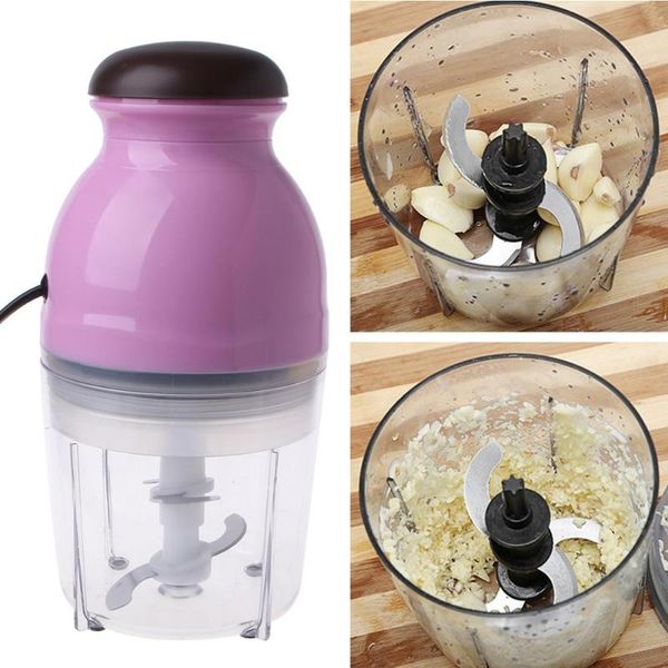 

mini electric meat grinder processor vegetable fruit blender chopper 600ml eu plug