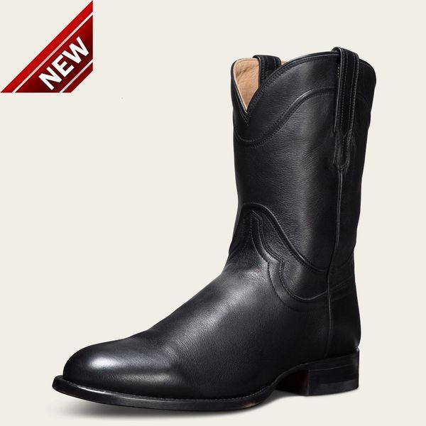 

new shoes 2021 autumn short middle sleeve low heel men's boots 38-48, Black