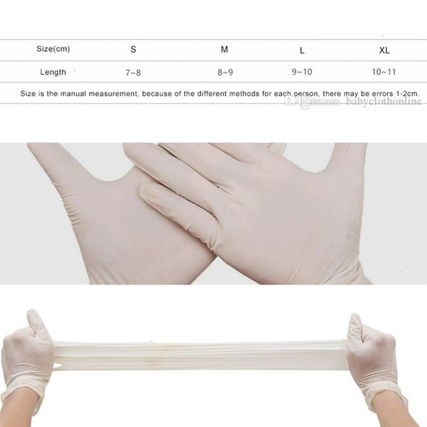 

dhl disposable 100pcs/lot protective nitrile factory salon household rubber garden gloves ytfs9517