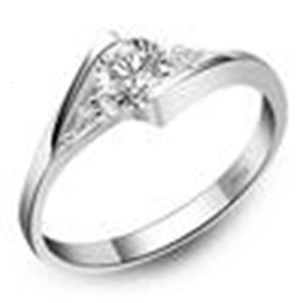 

925 sterling silver new high qulity white gold plated 1ct swiss diamond rings for women luxury wedding jewelry ship