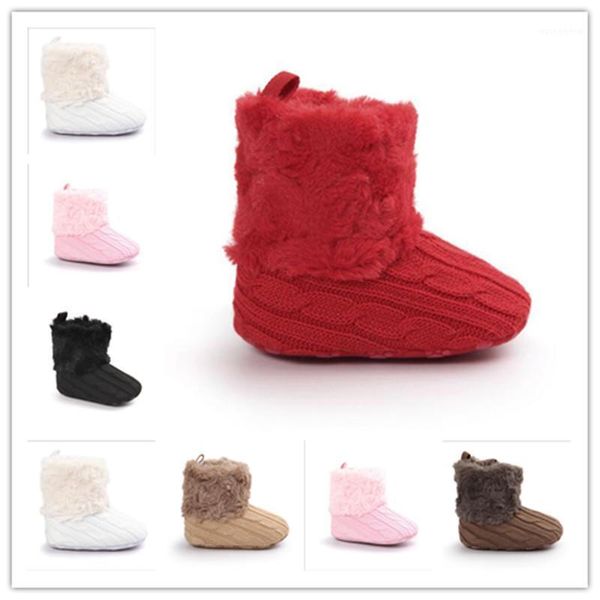 

first walkers 2021 winter warm butterfly knot princess baby girls shoes born walkers1