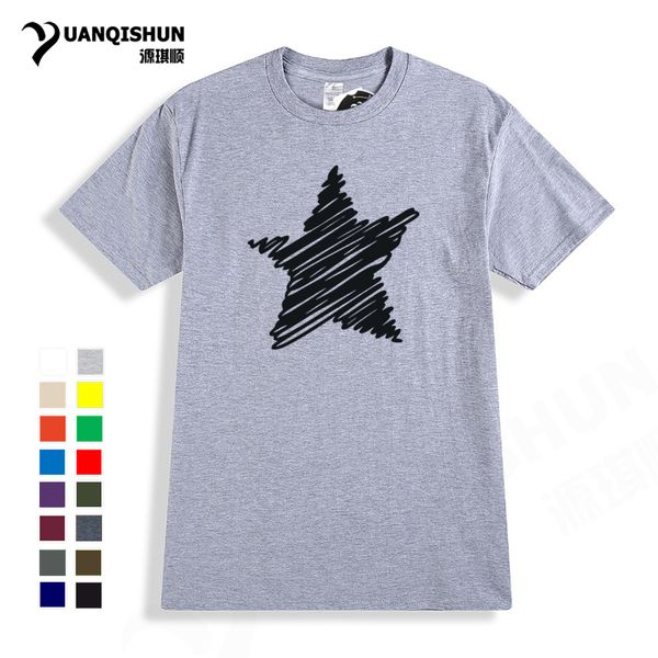 

graffiti line five pointed star print boutique pentagram casual casual harajuku sport hooded sweatshirt hoodie men t shirt