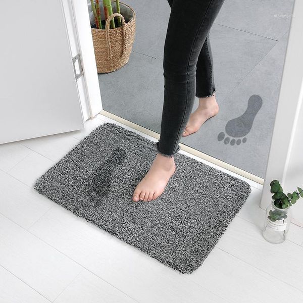 

anti-slip fleece absorbent doormat pet clean mat pure floor carpet rug1