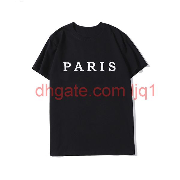 

mens stylist t shirt summer casual short sleeves fashion letter embroidery men women hip hop tees, Black