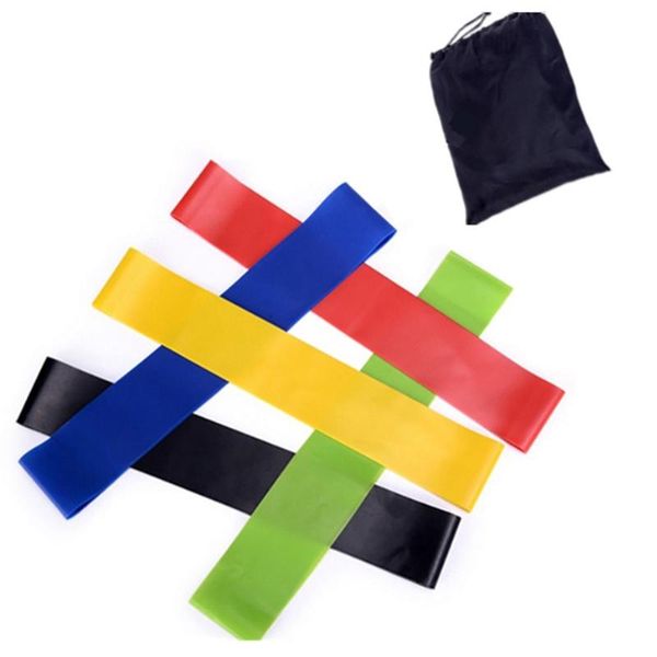 

resistance bands 5pcs yoga band tension indoor and outdoor fitness equipment pilates exercise training