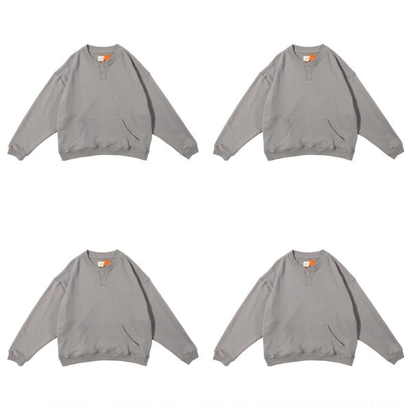 

yhtav henry of swimsuit high god henley switshirt season 6 fear collar sweater street crew neck fog sweater nqrna, Black