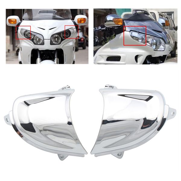 

motorcycle front headlight panel cover trim head plate fairing trim for honda goldwing gold wing gl1800 gl 1800 2006 2007 2008 2014 2012 new