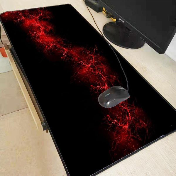 

mrgblack night space red sky extra large mousepad big computer gaming mousepad anti-slip with locking edge gaming mouse mat