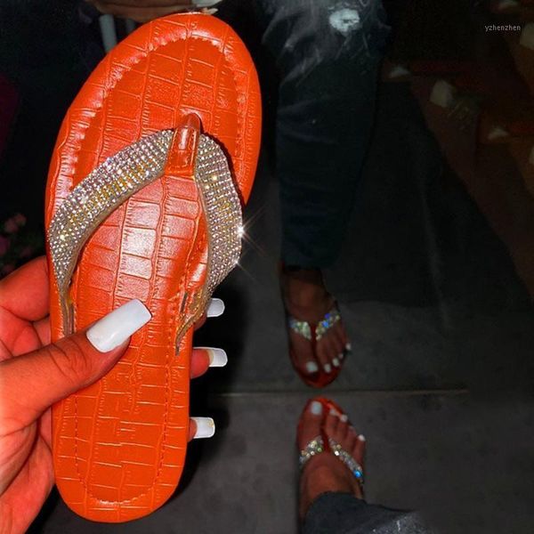 

slippers woman pu leather clip toe women beach sandals female slip on glitter flip flops ladies fashion flat summer1, Black