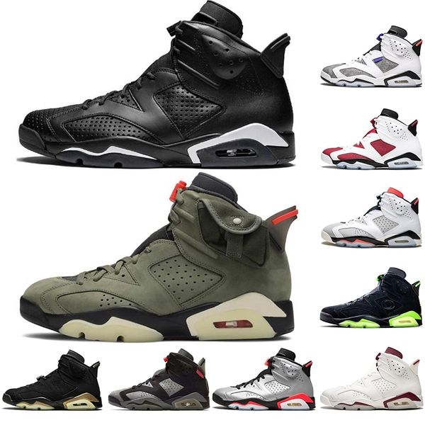 

jumpman 6 6s basketball shoes maroon tinker white infrared reflections of champion carmine olympic mens trainers sport sneakers us 7-13