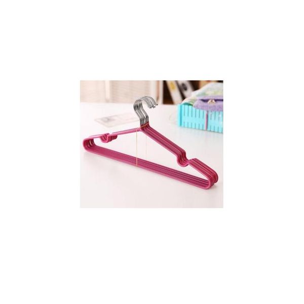 

20pcs 40cm dip slip-resistant metal hanger clothes hanging multicolour hangers for clothes 20 bbyphd