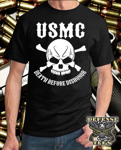 

fashion marine usmc marines death before dishonor military tee print casual brand sport hooded sweatshirt hoodie t shirt