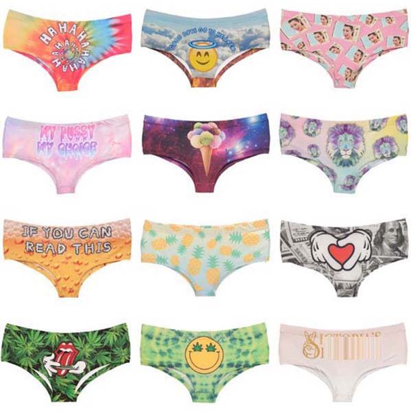 

exclusive seamless briefs fashion letters printing women cotton panties all you can eat mid-waist briefs woman underwear, Black;pink