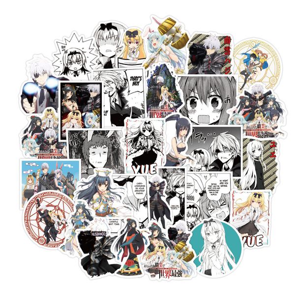 

50pcs/set arifureta shokugyou de sekaisaikyou new anime small waterproof stickers