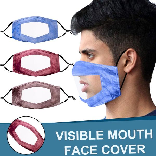 

unisexo smile communicator face mask fast delivery masque headband with clear vinyl visible expression lip reading mscara qylfls bdesybag