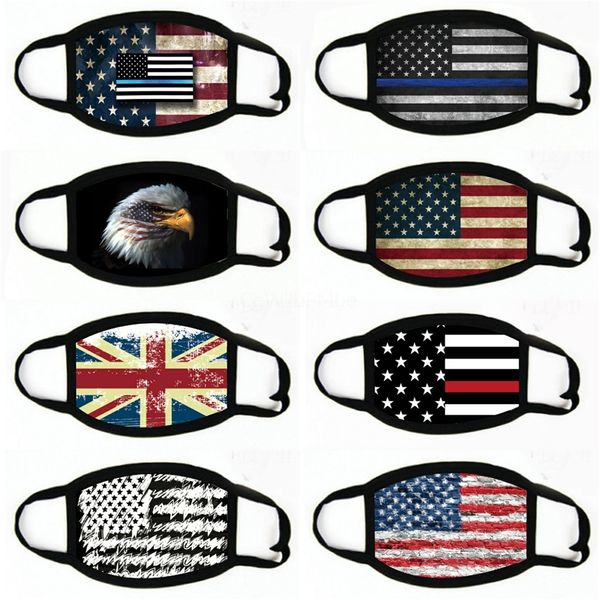 

printed#966 designed insert mask american flag cottonmuffle