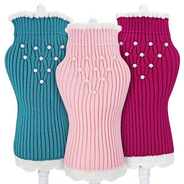 

cat dog knitted sweaters clothing autumn winter pet puppy clothes for small dogs cats chihuahua yorkies kitten cat coat bbyxpo