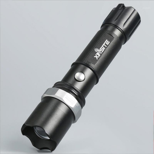

350lm super bright led led torch zoomable outdoor bicycle light rechargeable1