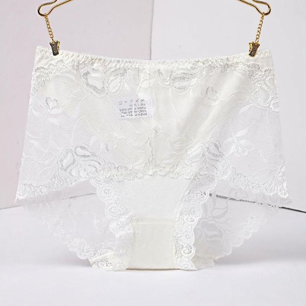 

summer new style ladies lace seamless panties mid-waist comfortable modal briefs, Black;pink