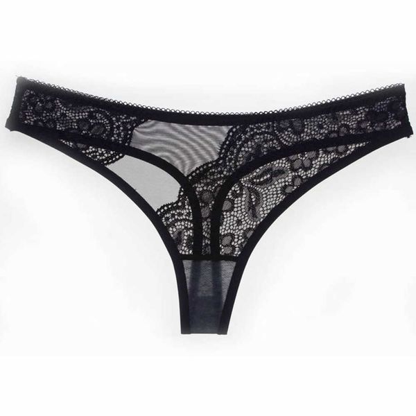 

2019 1pcs new women summer seamless underwear t lace low-waist panties g string women's briefs lingerie thong, Black;pink