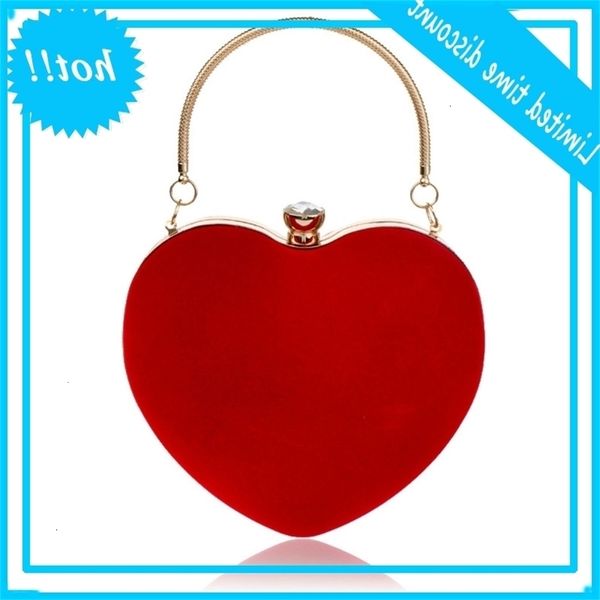 

women clutch night bag shoulder streams sack heart strass handbag a69c