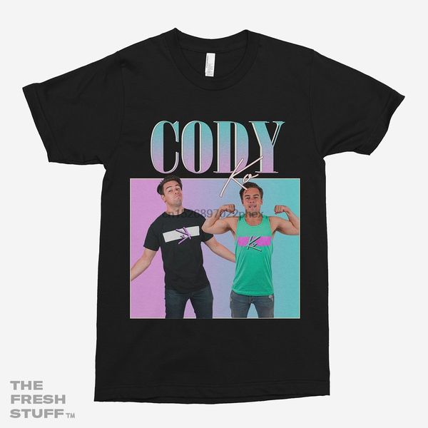 

cody ko 90s vintage black t-shirt men t shirt sport hooded sweatshirt hoodie
