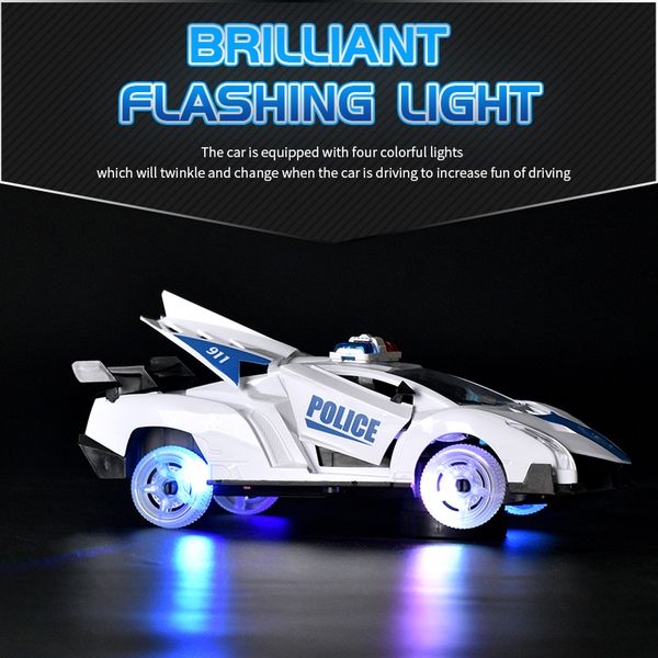 

early education fun to drive electric light toy car sound electric police car toys vehicle gift