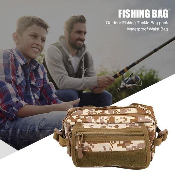 

outdoor bags waist bag portable delicate design digital camo pattern fishing hiking cycling belt fanny pack1