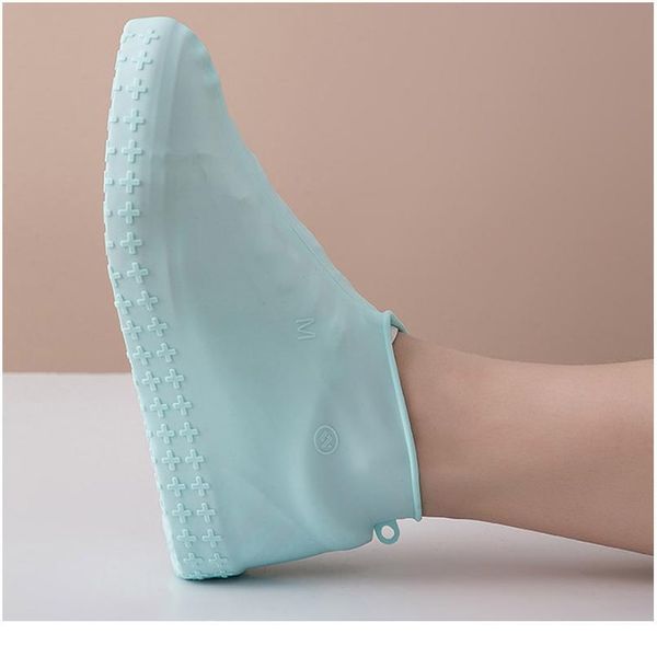 

sile \tshoes covers non-slip waterproof comfortable and wear-resistant easy to carry women's rain boots protection jllszs