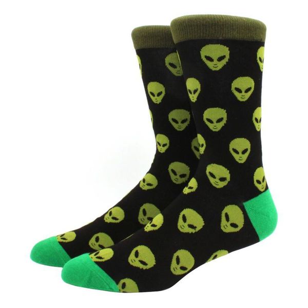 

harajuku skateboard socks women funny cute cartoon fruits banana avocado lemon egg cookie donuts happy calcetines kg-213, Black