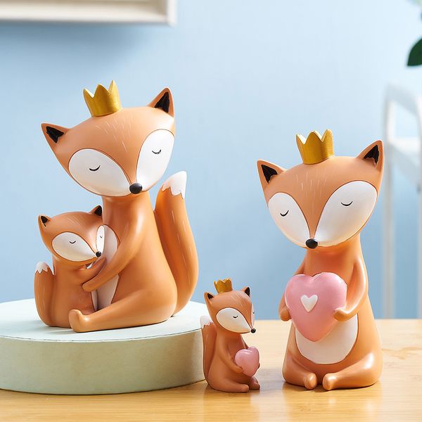 

funny animal resin ornaments home modern phone holder living room decoration accessories children gifts