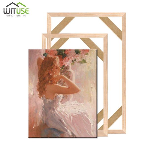 

new diy professional wooden canvas paintings frame diamond painting frame wall art large posters hanger home decor