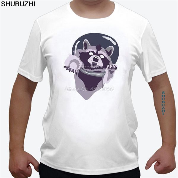 

sport astronaut raccoon men t shirt 100% cotton short sleeve o neck tshirt boy tee-shirt euro size new t-shirt for teenage