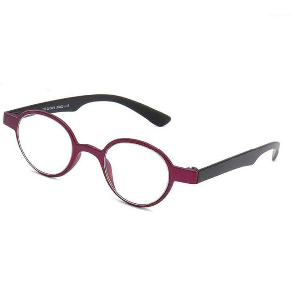 

reading glasses women's fashion round ultra light pc frame comfortable anti-fatigue men's portable simple glasses 1.0to3.5 r0681, White;black