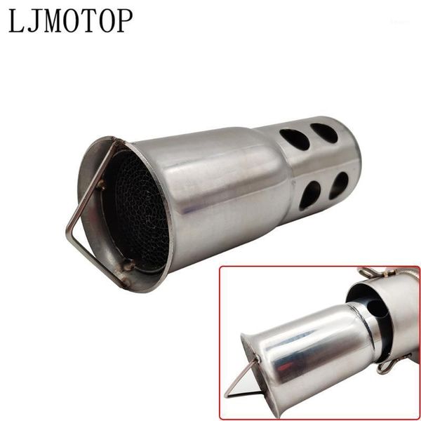 

motorcycle exhaust system can db killer noise sound muffler for ys 150 tmax 530 tdm 850 fz6n mt10 c8 nmax 155 fazer81