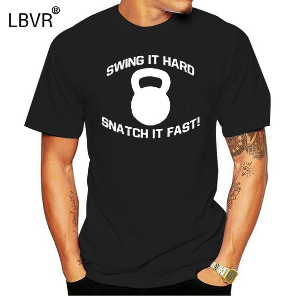 

swing it hard snatch it fast t-shirt kettlebell gym workout training fitness sport hooded sweatshirt hoodie