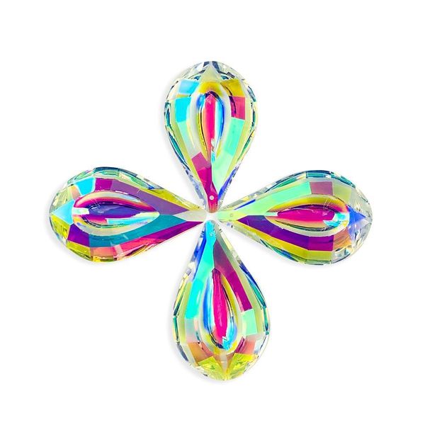 

ab color hanging crystals prism suncatcher pendants chandelier crystals lamp parts diy home wedding decor accessories 75mm h jllorl