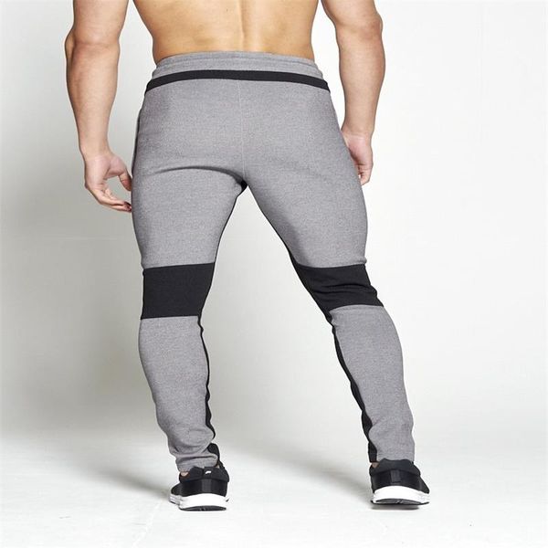 

men's exercise casual fitness pants trouse pants muscle fitness jogger men's trousers dlhxl, Black