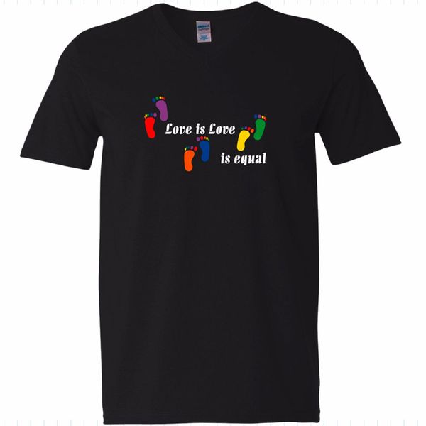 

hip hop simple splicing tee v love is love csd rainbow gay schwul regenbogen sport hooded sweatshirt hoodie men t shirt