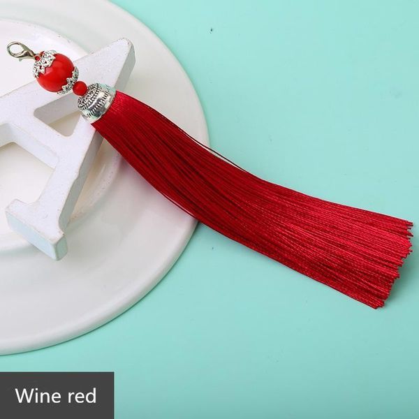 

2pcs new style lobster clasp tassel diy curtain garment clothes bag car decorative craft supplies classical style tassel pendant h sqctdb