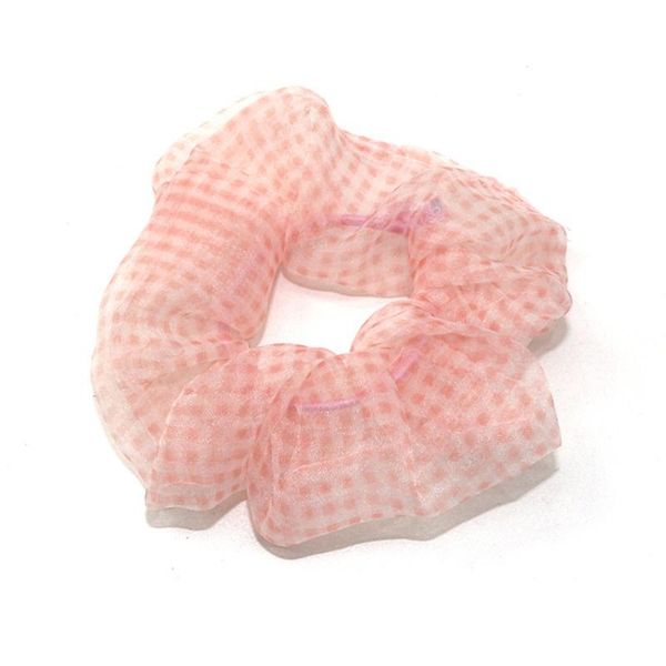 

soft plaid hair scrunchies summer organza elegant women hair accessories sweet girls hair ties scrunchy sweet chiffon headband q sqcnbl