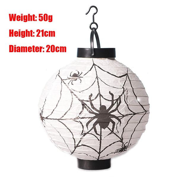 

amawill halloween led тыквы бумажный фонарь horror glow паук череп bat фонарь висит фестиваль партии открытый украшения wmtics