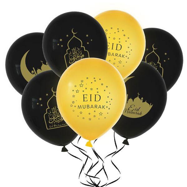 

10pcs balloons and eid decoration hijab islamic decor muslim ramadan mubarak party supplies