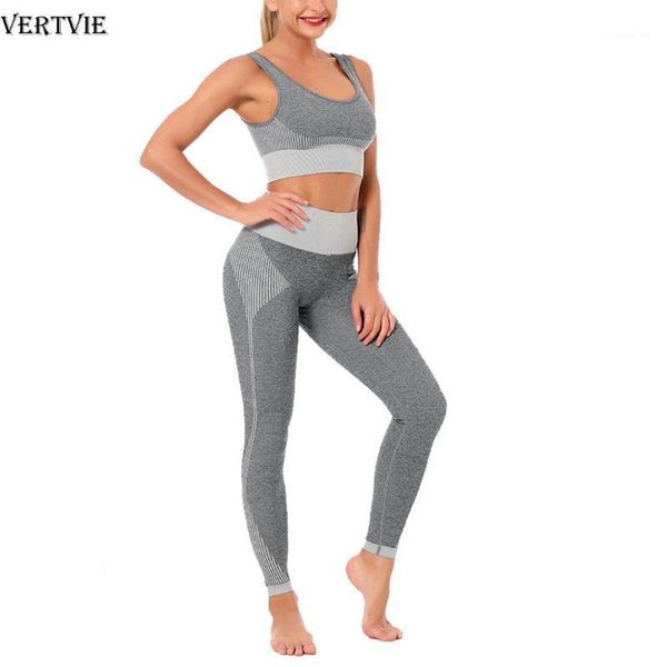 

yoga outfits seamless workout set sport leggings and women spliced sportswear athletic clothes gym sets 2 piece1, White;red