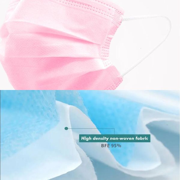 

50factory send quick 3-layer dustproof mouth men mascherine women disposable face masks 3 jr0u