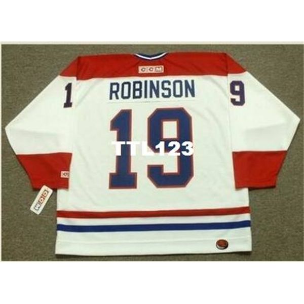

mens #19 larry robinson montreal canadiens ccm vintage retro home hockey jersey or custom any name or number retro jersey, Black