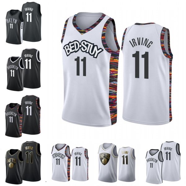 

brooklyn nets men kyrie irving basketball jersey, Black