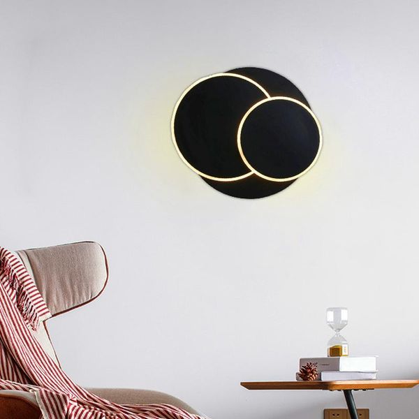 

modern led wall lamp 360 degree rotating creative dimmable wall lamp next bedroom interior corridor l lighting decoration