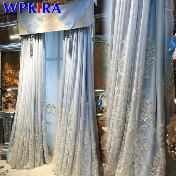 

fairview romantic embroidered tulle french luxury curtain for living room bedroom window screen exquisite white lace gauze m20131