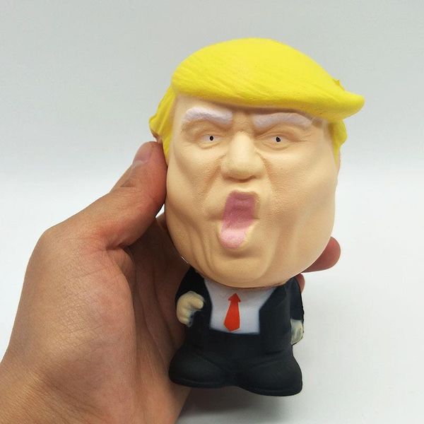 

donald trump stress squeeze ball jumbo squishy toy novelty pressure relief doll creative pu squeeze fun joke prop gifts for kids toys